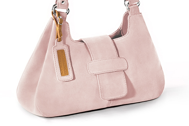 Handcrafted women's luxurious elegant handbag in premium powder pink leather. Perfect for elevated everyday style.   
                Choose from our luxurious collections of leather and fabric to perfectly match your handbags to your outfits.